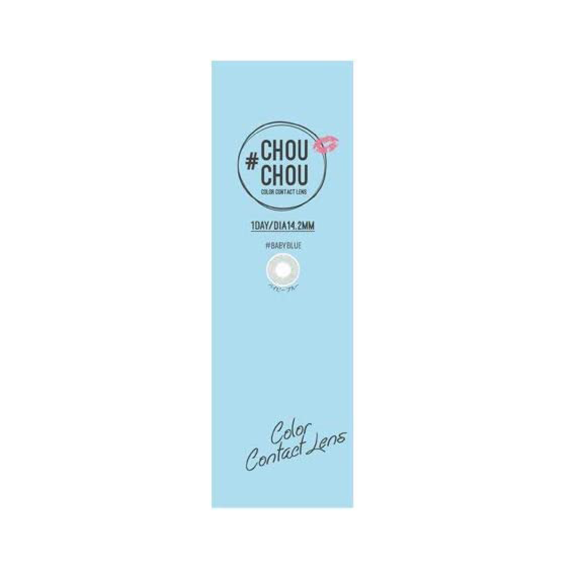Chouchou 1-Day color contact lens #Baby blue日抛美瞳婴儿蓝｜10 Pcs