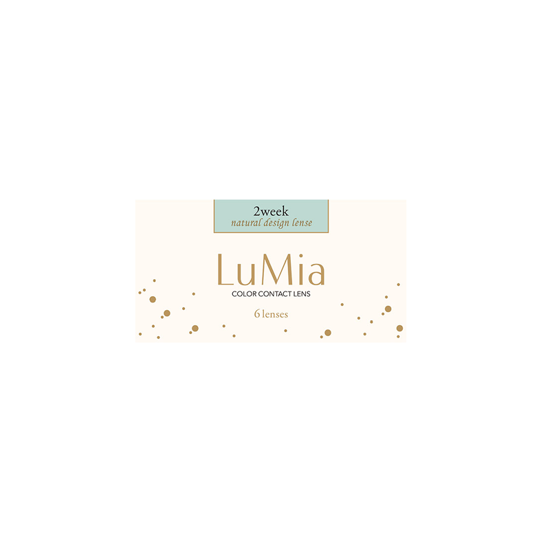 LuMia 2-Week color contact lens #Sweet brown双周抛美瞳甜美棕｜6 Pcs
