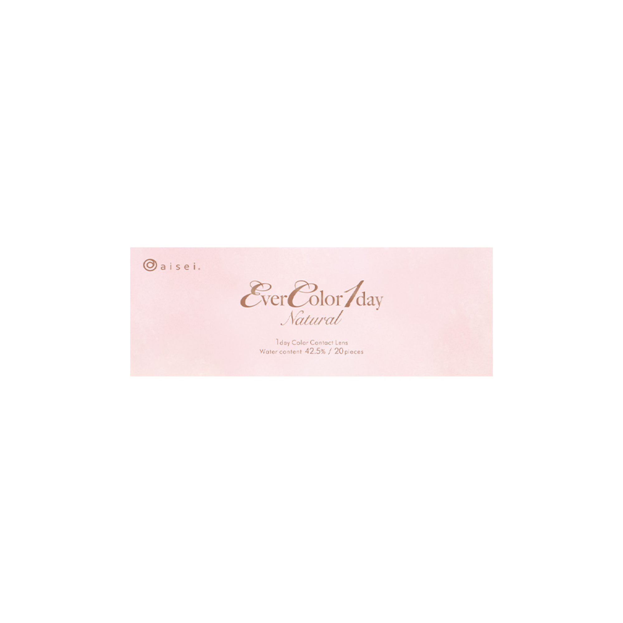 Evercolor natural 1-Day color contact lens #Hitomebore no koi日抛美瞳柔蜜粉｜20 Pcs