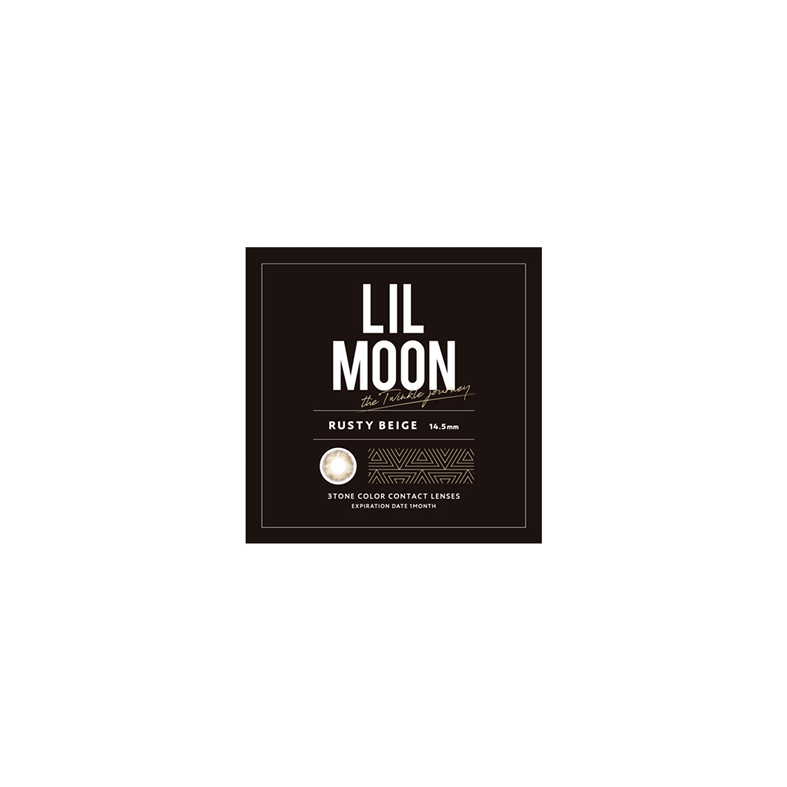Lilmoon 1-Month color contact lens #Rusty beige月抛美瞳暗褐棕｜1 Pcs