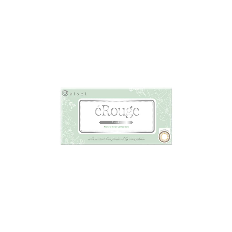 eRouge 2-Week color contact lens #Lucent brown双周抛美瞳立体仙棕｜6 Pcs