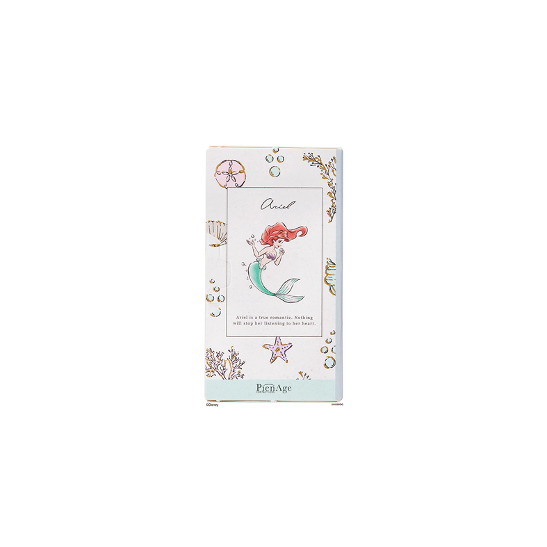 PienAge Disney princess 2-Week color contact lens #Beige X Pale brown双周抛美瞳小美人鱼棕｜6 Pcs