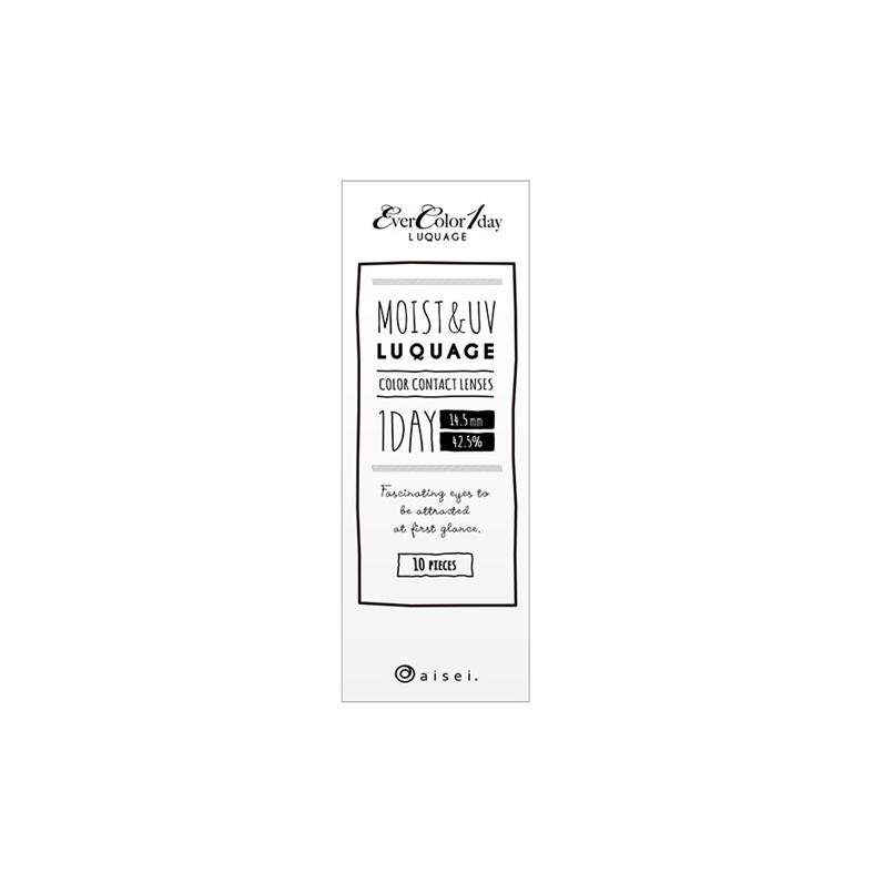Evercolor luquage 1-Day color contact lens #Modern labeige日抛美瞳橡皮粉｜10 Pcs
