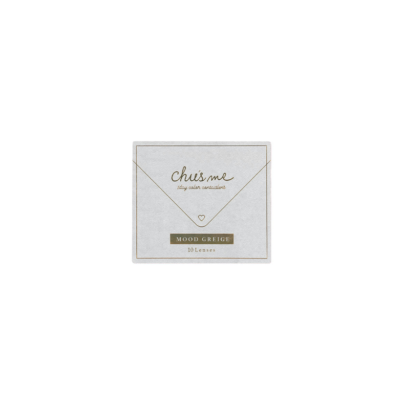 Chu's me 1-Day color contact lens #Mood greige日抛美瞳雨后星晴｜10 Pcs