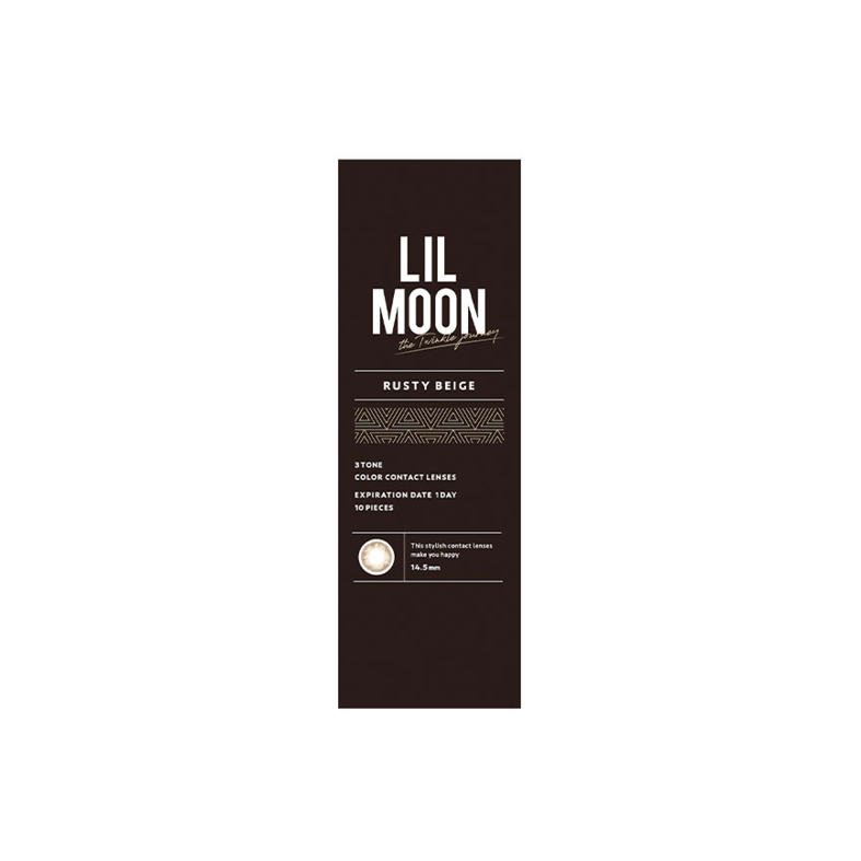 Lilmoon 1-Day color contact lens #Rusty beige日抛美瞳暗褐棕｜10 Pcs