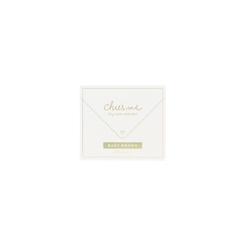 Chu's me 1-Day color contact lens #Baby brown日抛美瞳告白特调｜10 Pcs