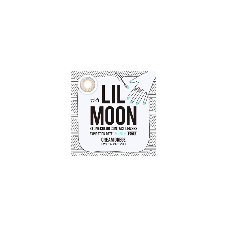Lilmoon 1-Month color contact lens #Cream grege月抛美瞳奶油灰｜1 Pcs