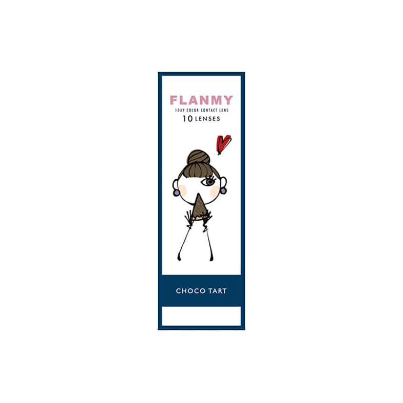 Flanmy 1-Day color contact lens #Choco tart日抛美瞳糖心可可挞｜10 Pcs