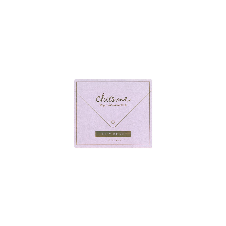 Chu's me 1-Day color contact lens #Lily beige日抛美瞳花漾恋人｜10 Pcs
